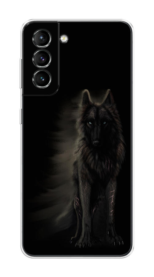 

Чехол на Samsung Galaxy S21 "Туманный волк", Черный, 2101850-1