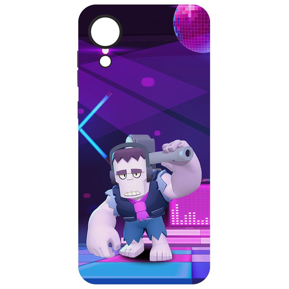 

Чехол-накладка Krutoff Brawl Stars - Фрэнк для Samsung Galaxy A03 Core (A032), Черный
