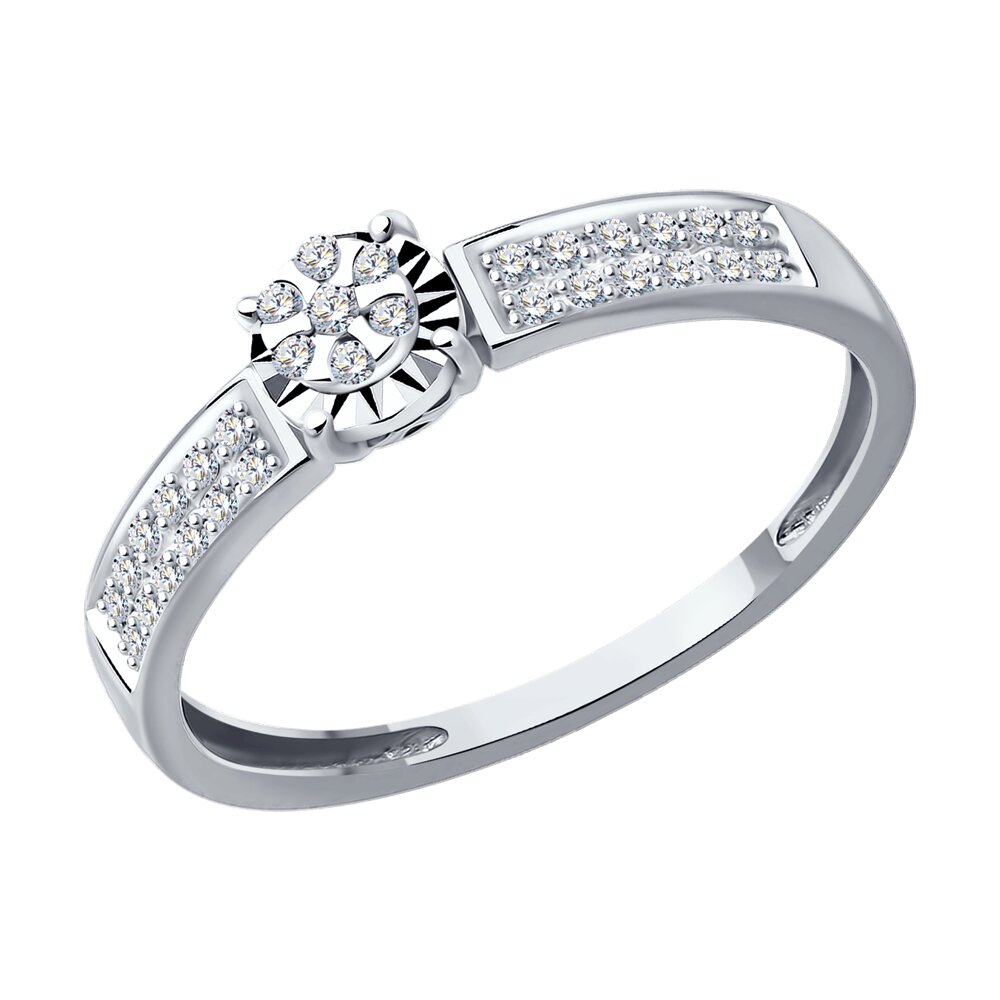 

Кольцо из золота р. , SOKOLOV Diamonds 1012555-3, бриллиант, 1012555-3