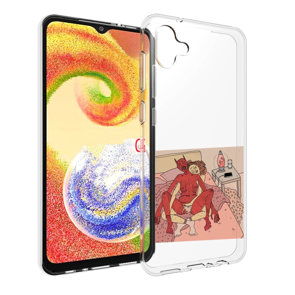 

Чехол MyPads девушка-без-кожи для Samsung Galaxy A04, Прозрачный, Tocco