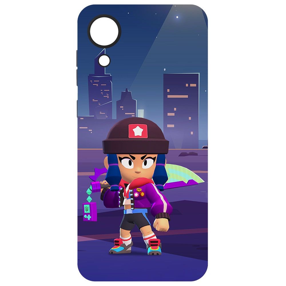 фото Чехол-накладка krutoff brawl stars - героиня биби для samsung galaxy a03 core (a032)