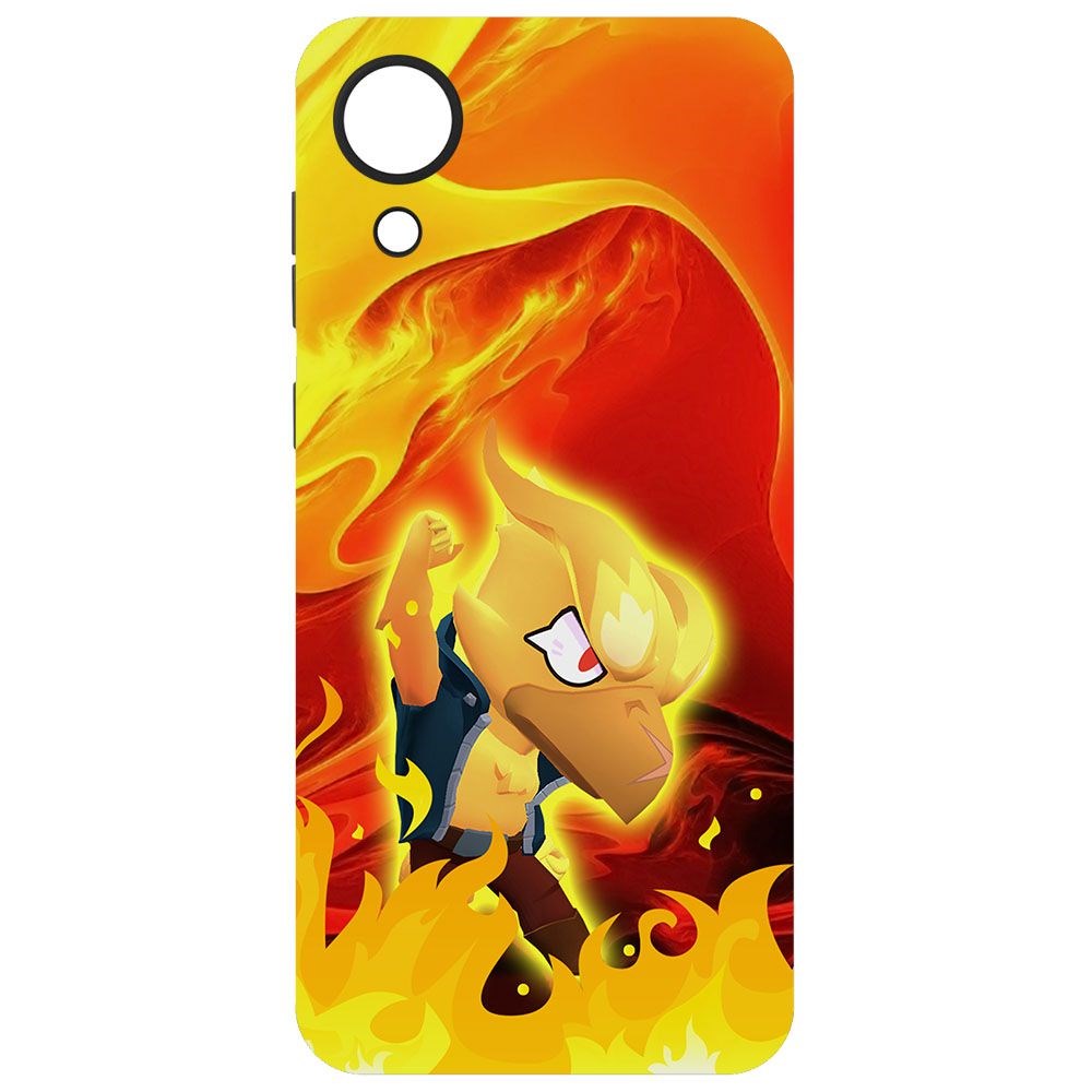 фото Чехол-накладка krutoff brawl stars - ворон-феникс для samsung galaxy a03 core (a032)