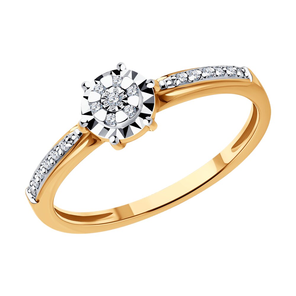

Кольцо из золота р.  SOKOLOV Diamonds 1012548, бриллиант, 1012548