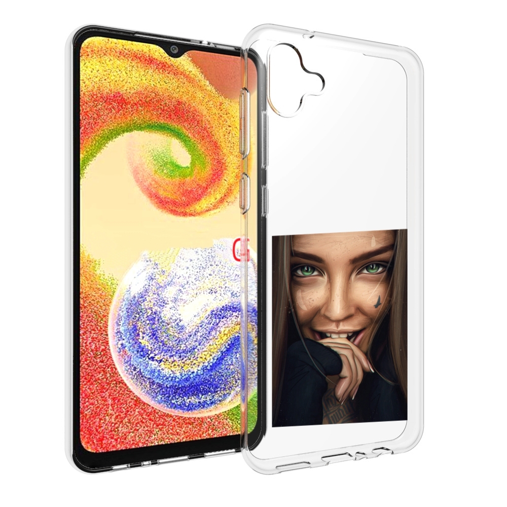 

Чехол MyPads девушка улыбается женский для Samsung Galaxy A04, Прозрачный, Tocco