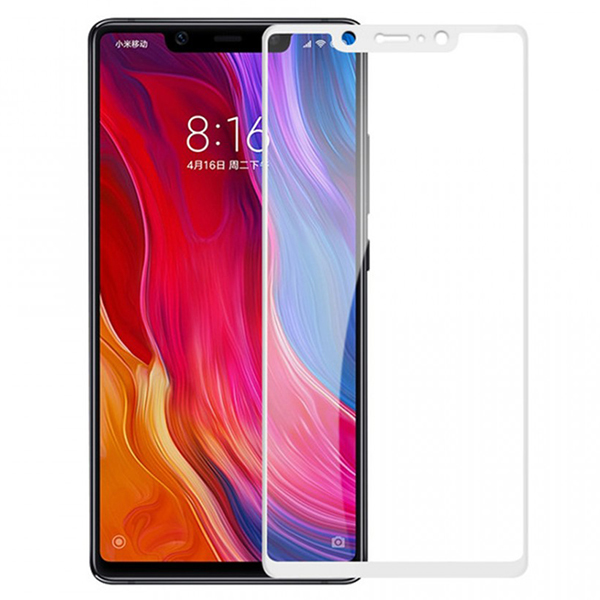 

Защитное стекло для Xiaomi Mi8 SE Glass Pro Full Screen Белое, для Xiaomi Mi8 SE Full Screen Белое