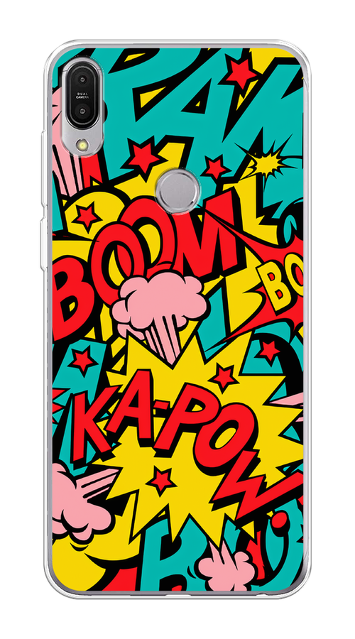 

Чехол Awog на Asus ZenFone Max Pro ZB602KL "Постер pop art", Голубой;желтый;красный, 43550-9