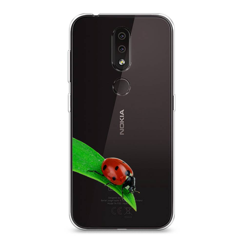 

Чехол Awog на Nokia 4.2 / Нокиа 4.2 "На счастье", Белый;красный;зеленый, 122550-1