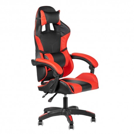 фото Игровое кресло alfa, чёрный / красный bradex