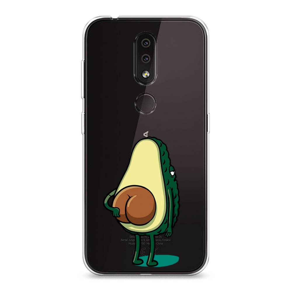 

Чехол Awog на Nokia 4.2 / Нокиа 4.2 "Попа авокадо", Зеленый;коричневый;прозрачный, 122550-10