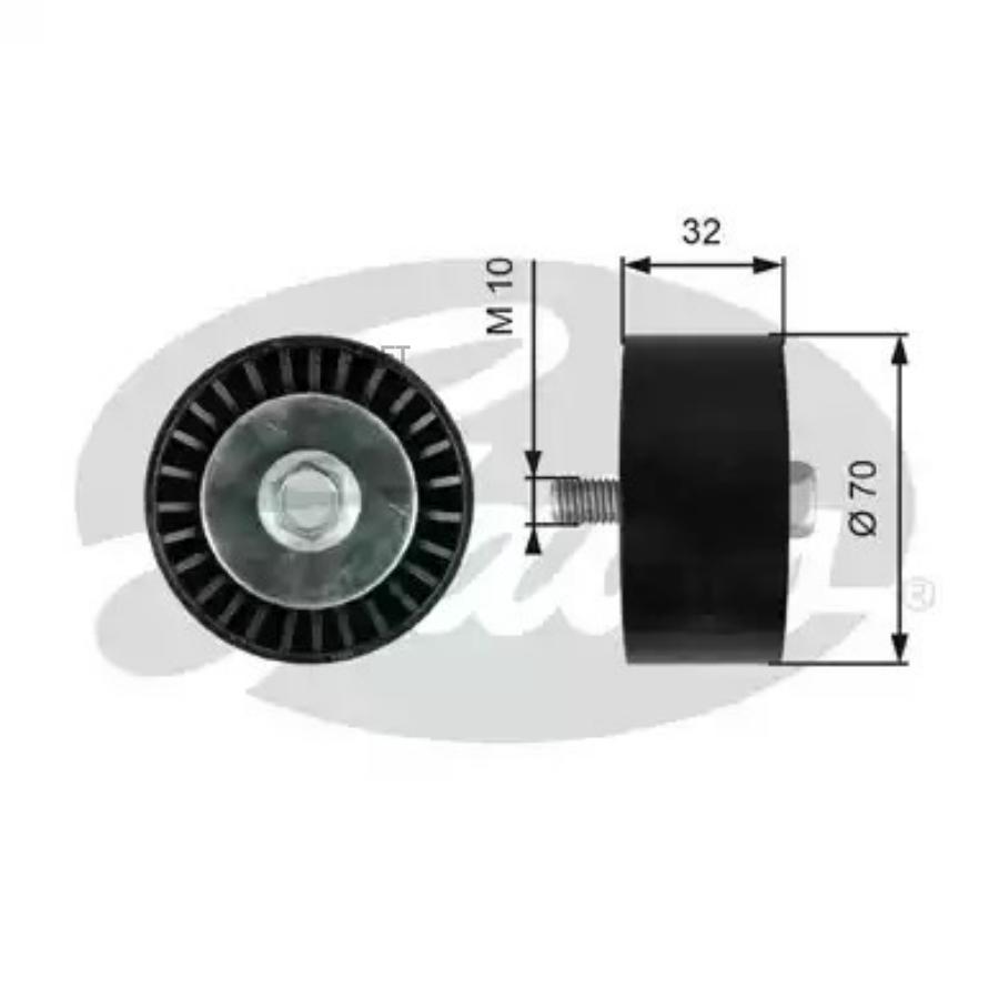 

GATES T36748 Ролик ремня приводного 1шт