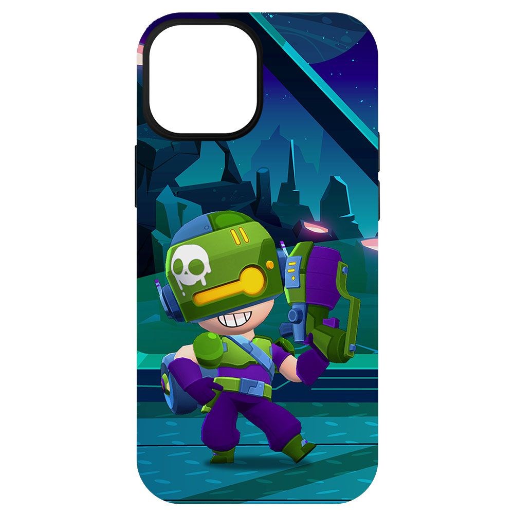 

Чехол-накладка Krutoff Brawl Stars - Контрабандистка Пенни для iPhone 13 mini, Черный