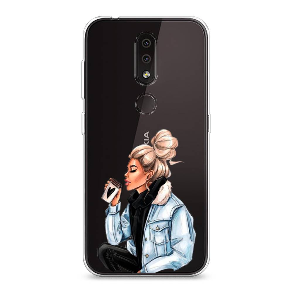 

Чехол Awog на Nokia 4.2 / Нокиа 4.2 "Cute girl", Коричневый;бежевый, 122550-7