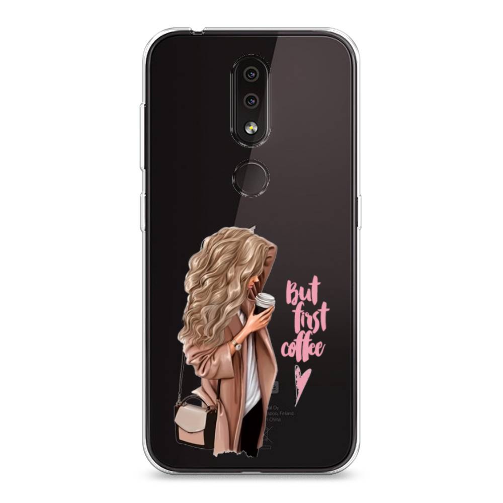 

Чехол Awog "Девушка с кофе" для Nokia 4.2