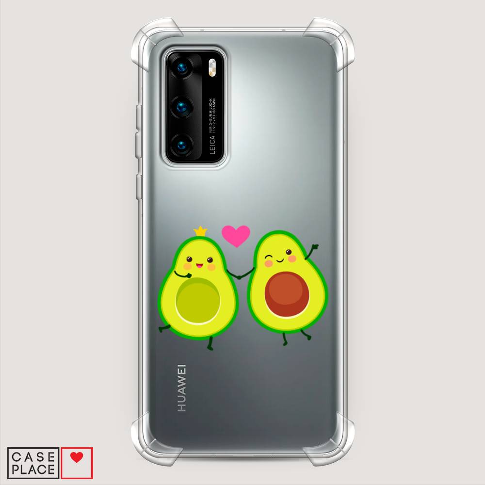 

Чехол Awog на Huawei P40 "Авокадо любят", Зеленый;коричневый;розовый, 610851-1