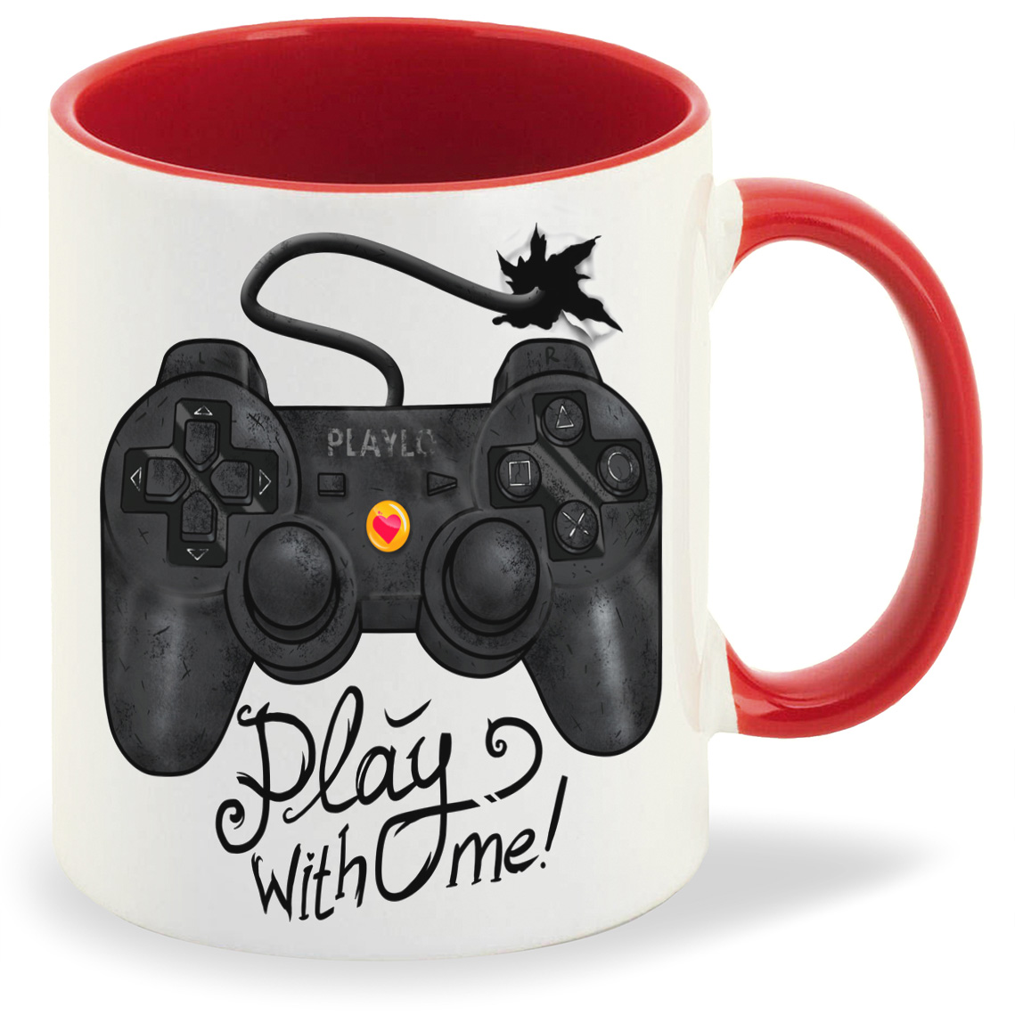 

Кружка CoolPodarok Прикол Джойстик Play with me, Прикол Джойстик Play with me