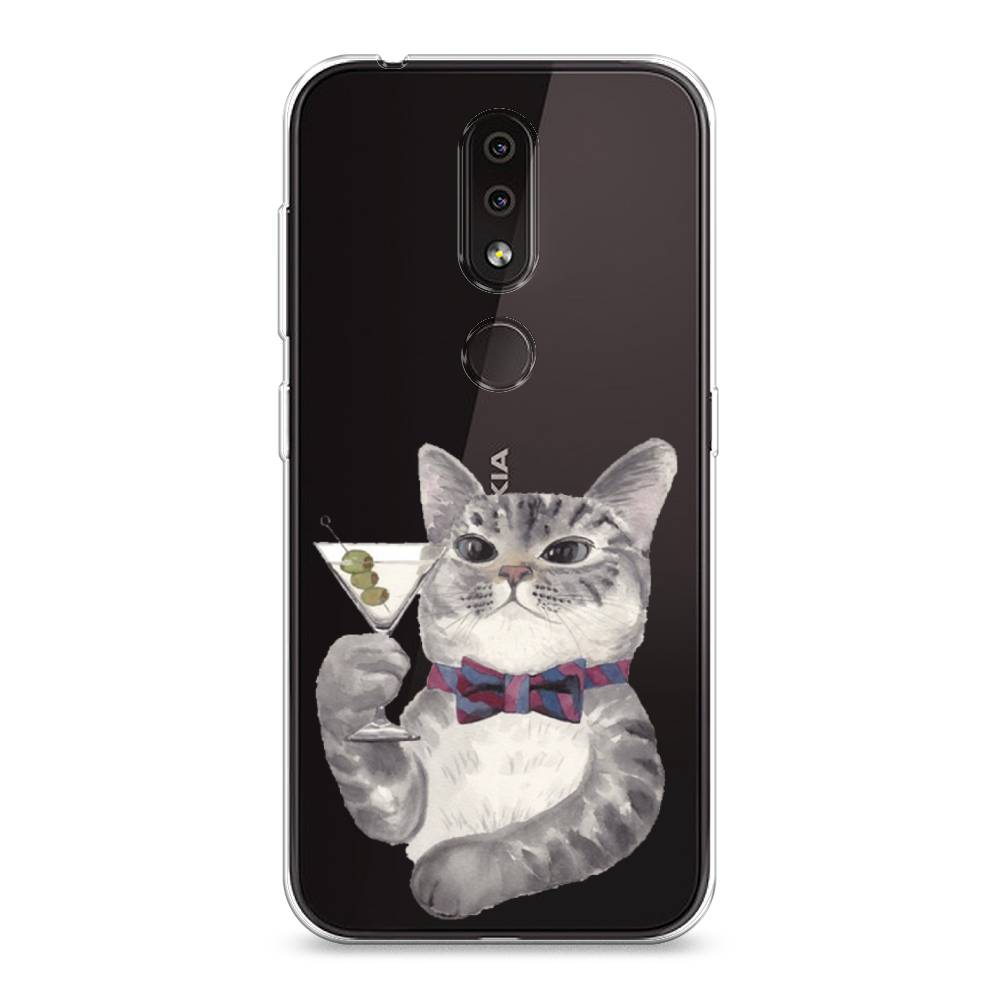 

Чехол Awog "Кот джентльмен" для Nokia 4.2