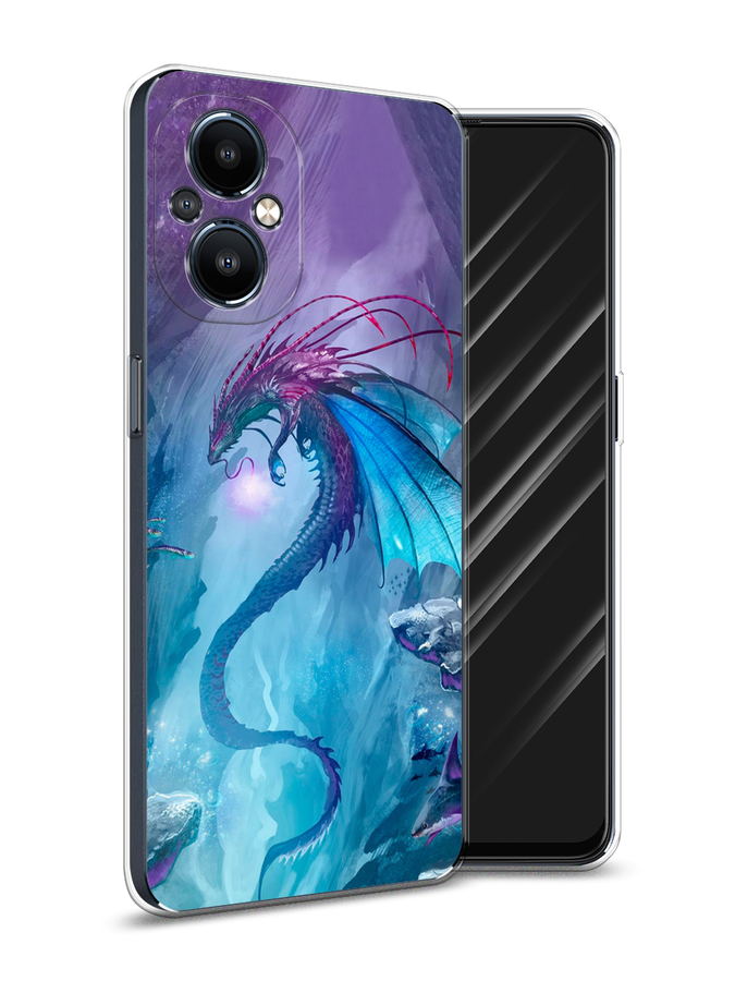 

Чехол Awog на OnePlus Nord N20 5G / ВанПлас Норд N20 5G "Водный дракон", Разноцветный, 152550-2