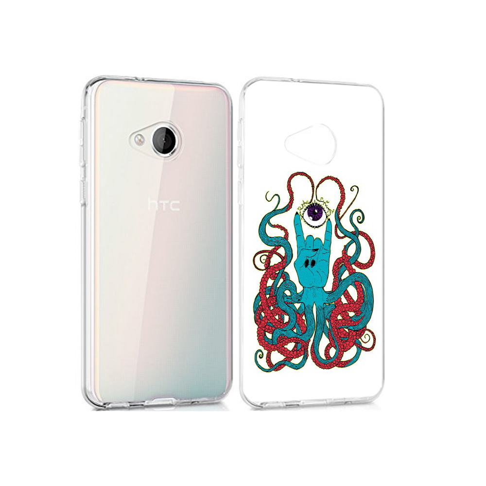 

Чехол MyPads Tocco для HTC U Play осьминог-рука абстракция, Прозрачный, Tocco