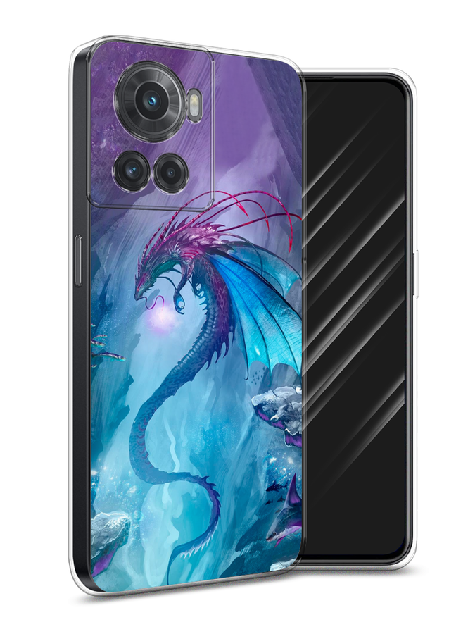 

Чехол Awog на OnePlus 10R / ВанПлас 10R "Водный дракон", Разноцветный, 152950-2