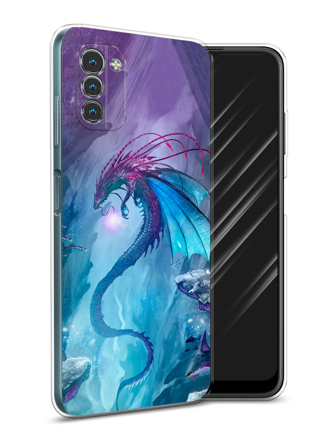 

Чехол Awog на Nokia G11 / Нокиа G11 "Водный дракон", Разноцветный, 125150-2