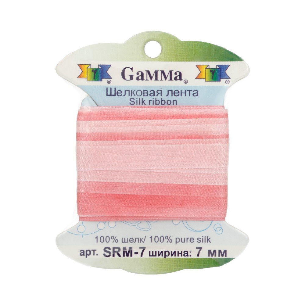 

Нить Gamma шелковая, 7 мм, 9,1 +/- 0,5 м, цвет светло-розовый и розовый (M005), шелковая, 7 мм, 9,1 +/- 0,5 м, цвет светло-розовый и розовый (M005)