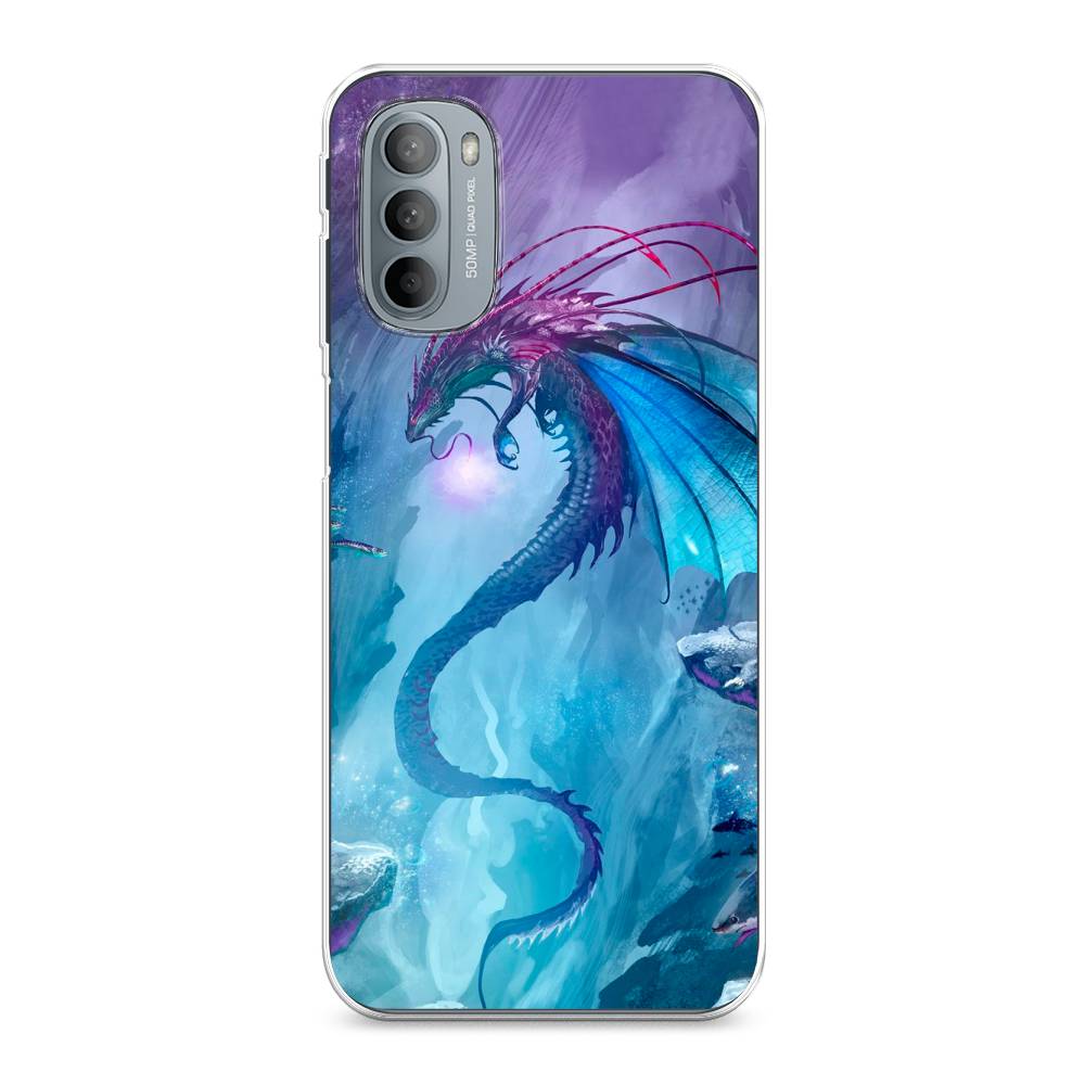 

Чехол Awog на Motorola Moto G31/G41 "Водный дракон", Разноцветный, 241850-2