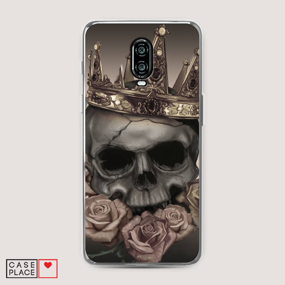 

Чехол Awog на Oneplus 6T / ВанПлас 6T "Череп 22", Серый;черный;бежевый, 150650-9