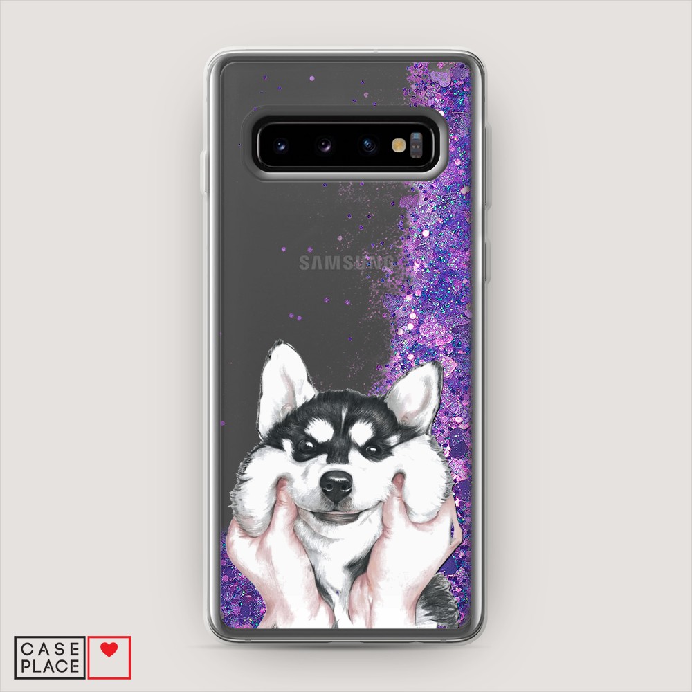 

Чехол Awog на Samsung Galaxy S10 "Щечки хаски", Разноцветный, 27092-1