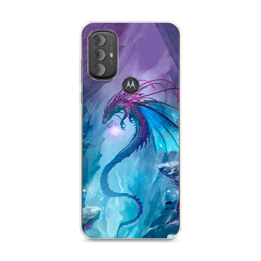 

Чехол Awog на Motorola Moto G Power 2022 "Водный дракон", Разноцветный, 242850-2