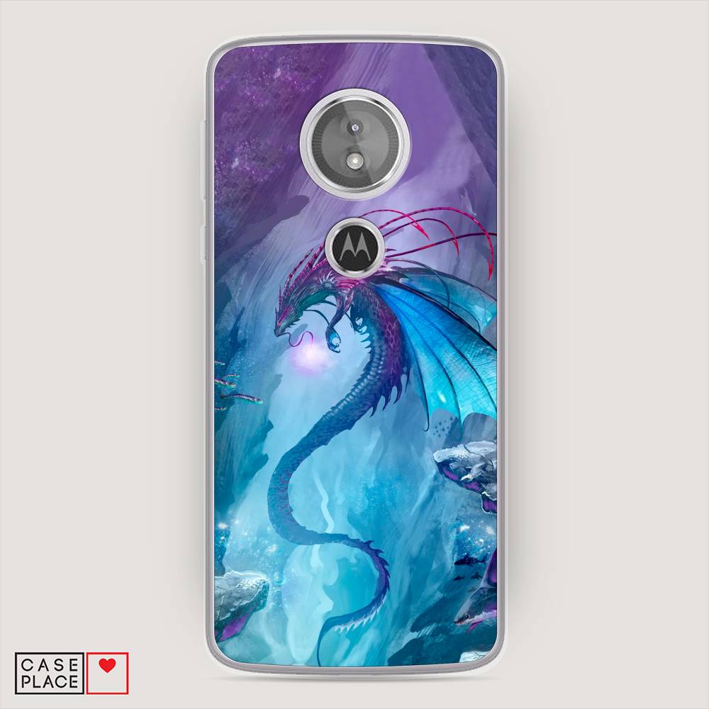 

Чехол Awog на Motorola Moto E5 / Моторола Мото E5 "Водный дракон", Разноцветный, 241050-2