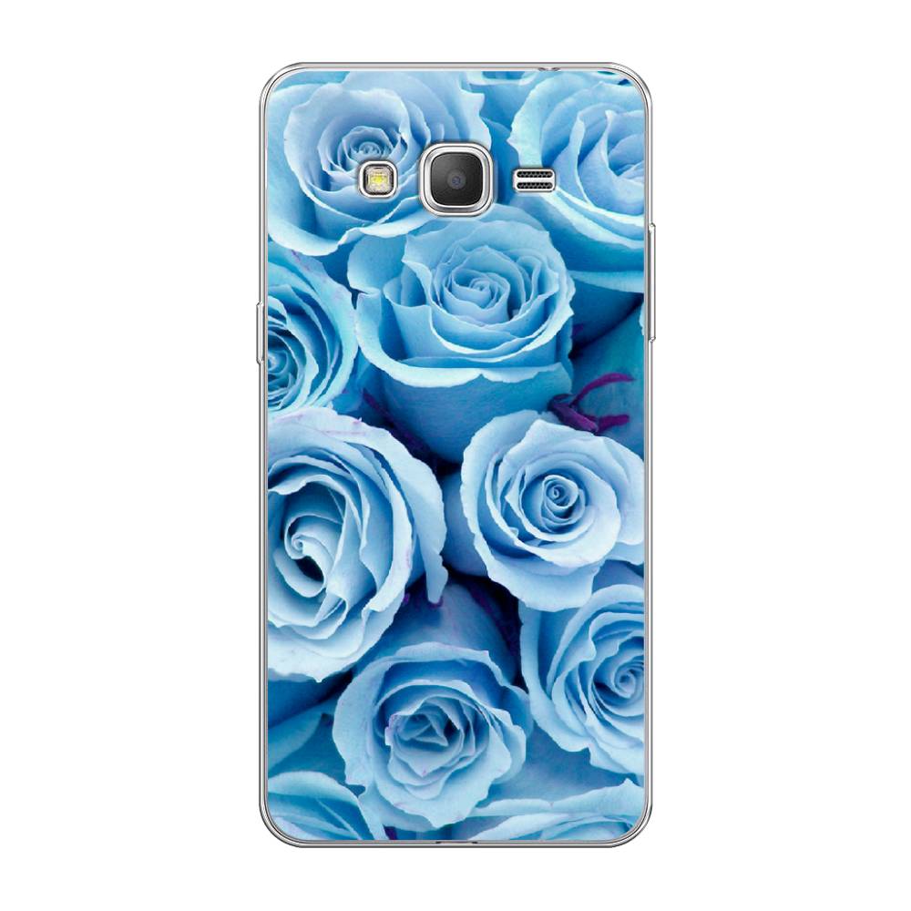 

Чехол Awog на Samsung Galaxy Grand Prime / Самсунг Grand Prime "Лазурные розы", Голубой, 21950-8