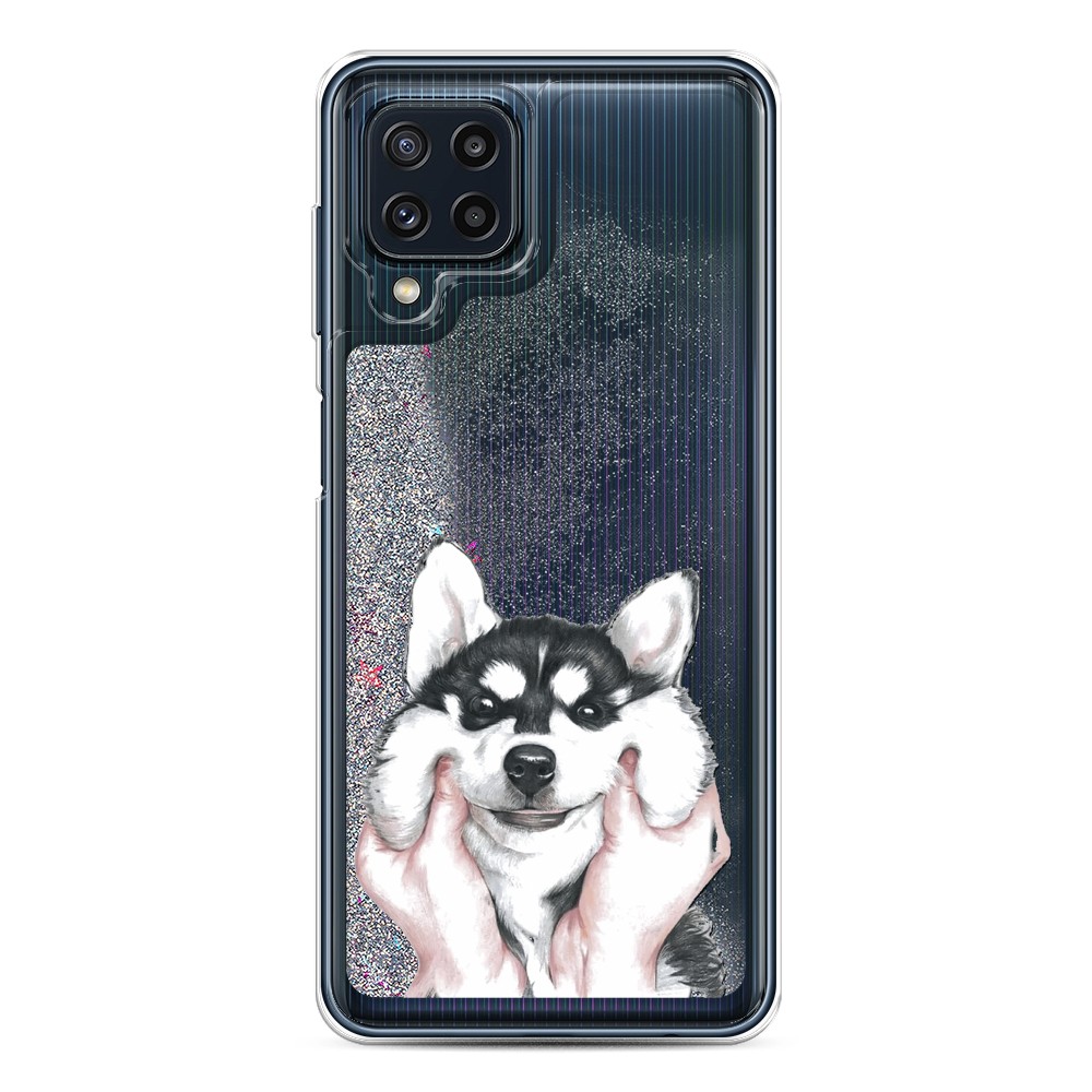 

Чехол Awog на Samsung Galaxy M32 / Самсунг M32 "Щечки хаски", Разноцветный, 2103591-1