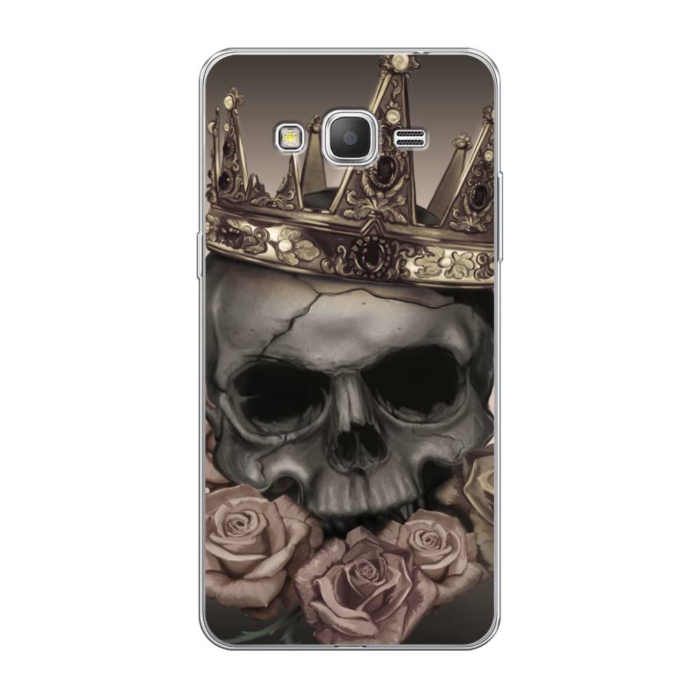 

Чехол Awog на Samsung Galaxy Grand Prime / Самсунг Grand Prime "Череп 22", Серый;черный;бежевый, 21950-9