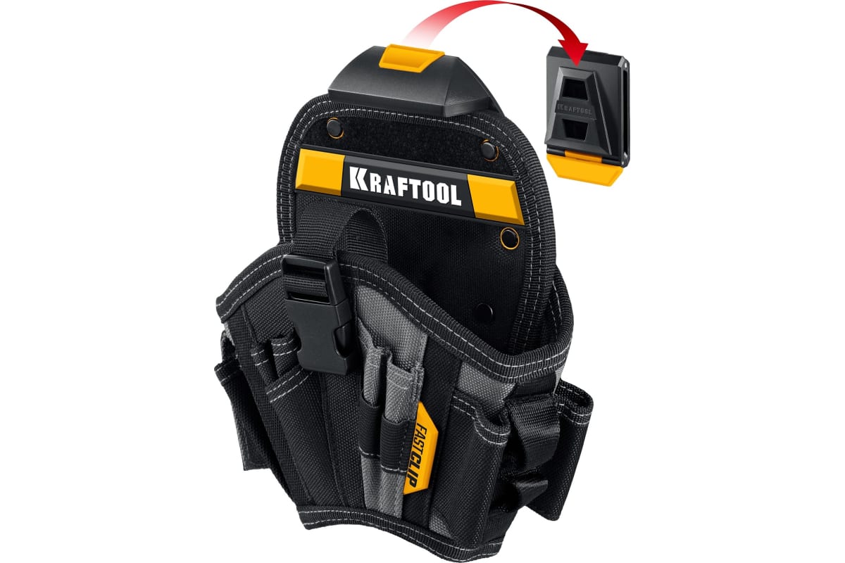 Кобура для шуруповерта KRAFTOOL KH-17 FastClip 38768