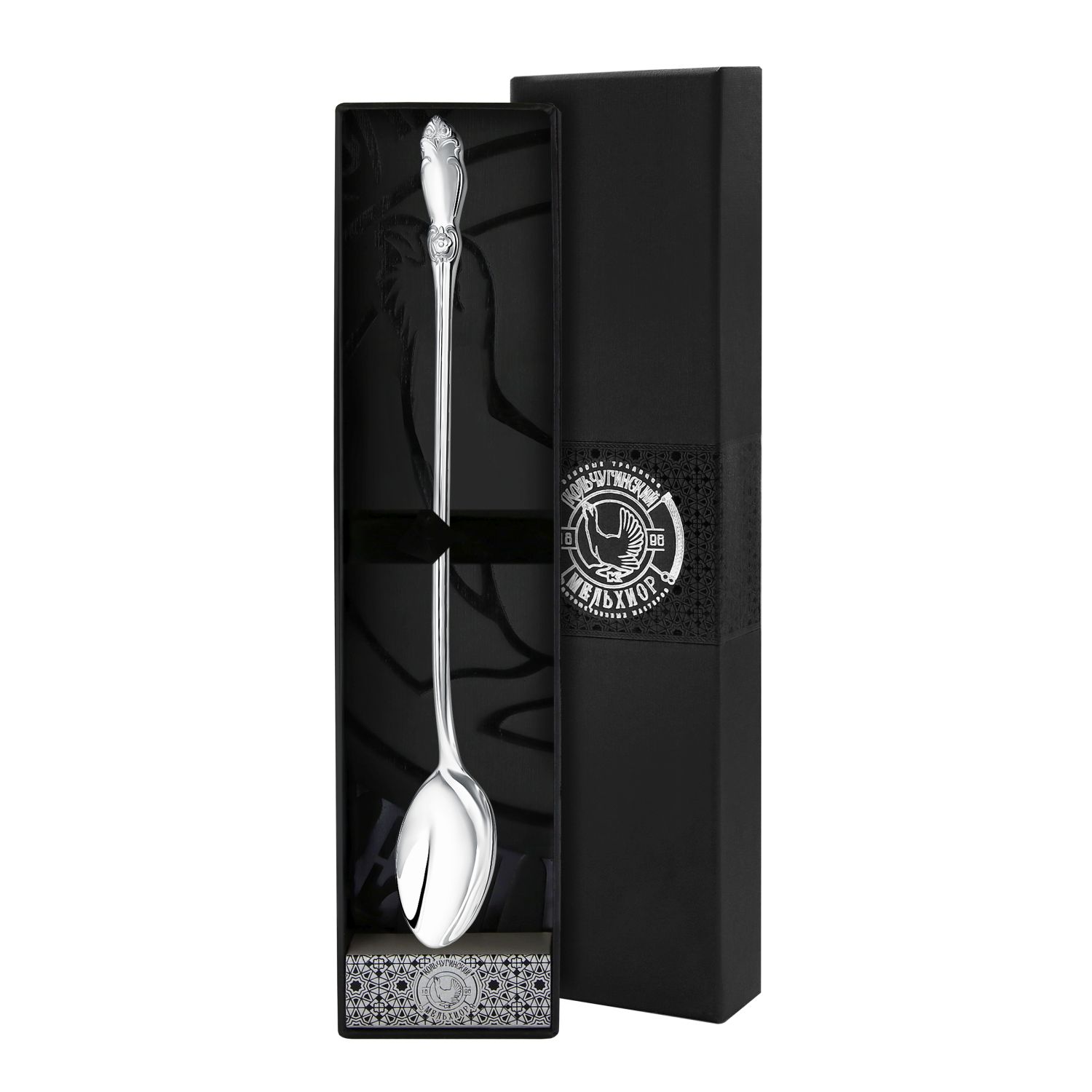 

Ложка для размешивания кофе "Серебряная роза" посеребренная в футляре KSKM-С332609/8