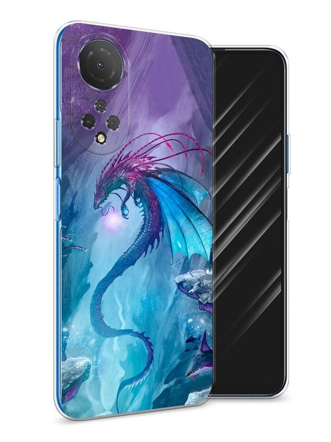 

Чехол Awog на Honor X7 2022 "Водный дракон", Разноцветный, 6108850-2