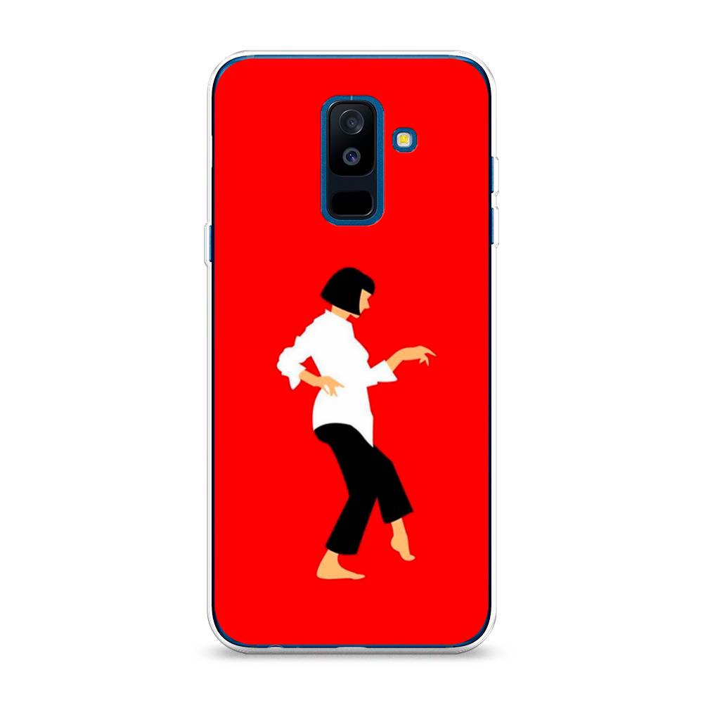

Чехол Awog на Samsung Galaxy A6 + "Криминальное чтиво 1", Красный;белый;черный, 26050-7