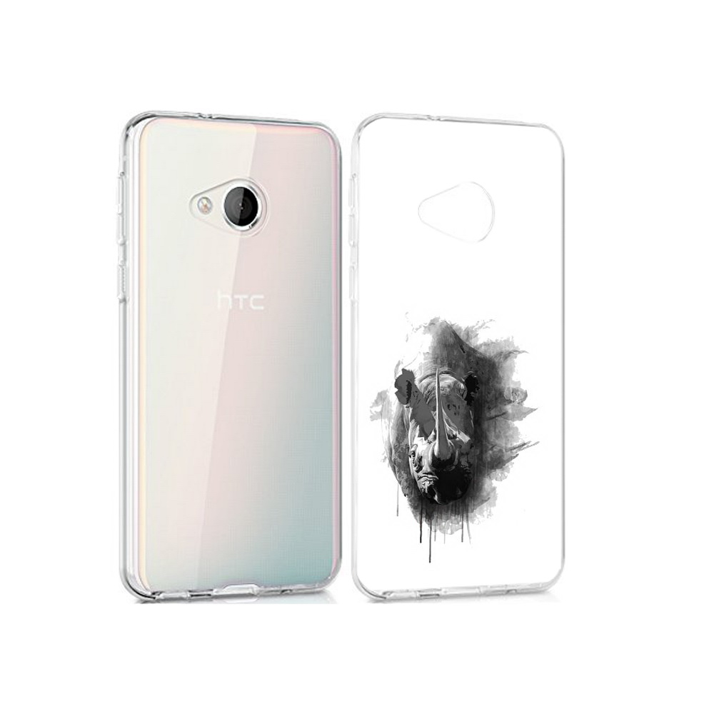 

Чехол MyPads Tocco для HTC U Play носорог, Прозрачный, Tocco