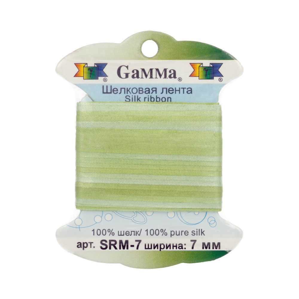 

Нить Gamma шелковая, 7 мм, 9,1 +/- 0,5 м, M041, цвет светло-зеленый и зеленый, шелковая, 7 мм, 9,1 +/- 0,5 м, M041, цвет светло-зеленый и зеленый