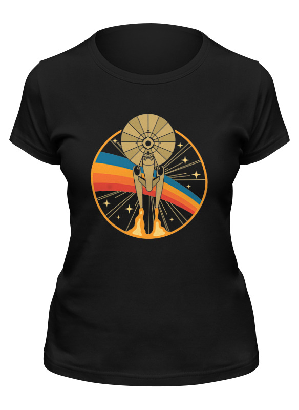 

Футболка женская Printio Star trek черная XL, Черный, Star trek