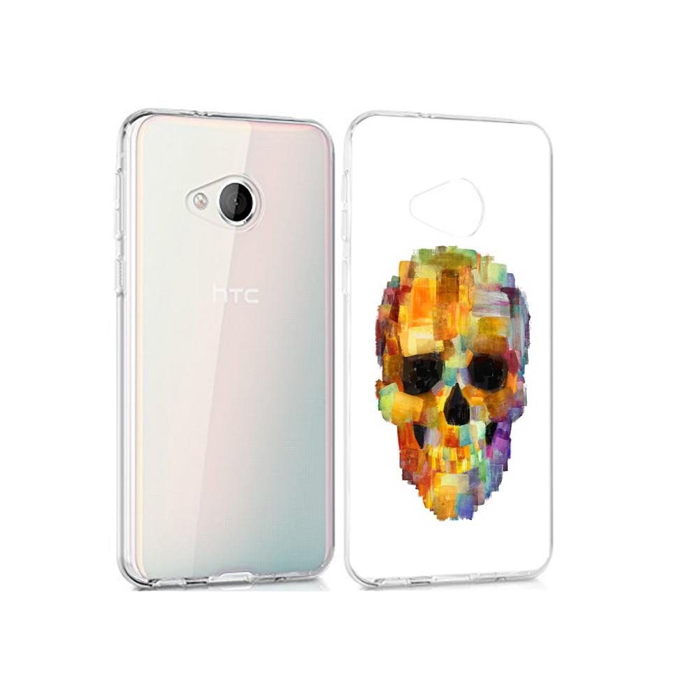 

Чехол MyPads Tocco для HTC U Play нарисованный череп, Прозрачный, Tocco
