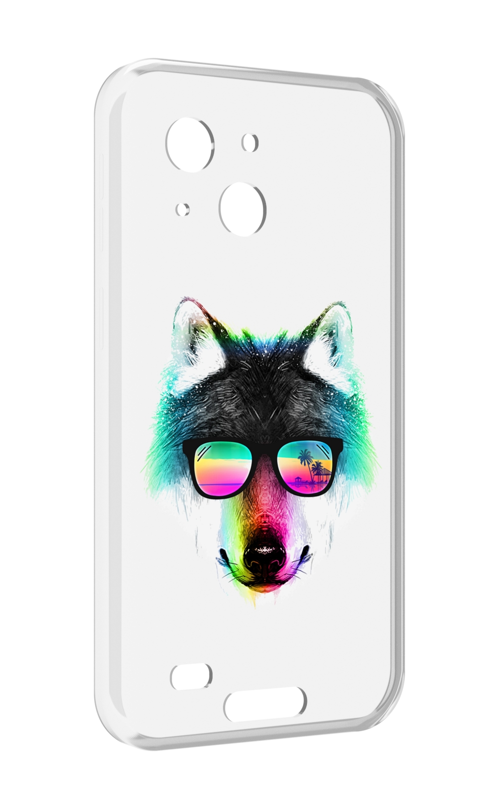 

Чехол MyPads радужный волк для Oukitel WP20 / WP20 Pro, Прозрачный, Tocco