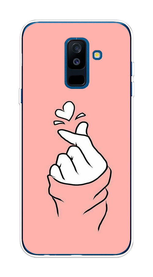 

Чехол Awog на Samsung Galaxy A6 + "Любовь-щелк", Оранжевый, 26050-7