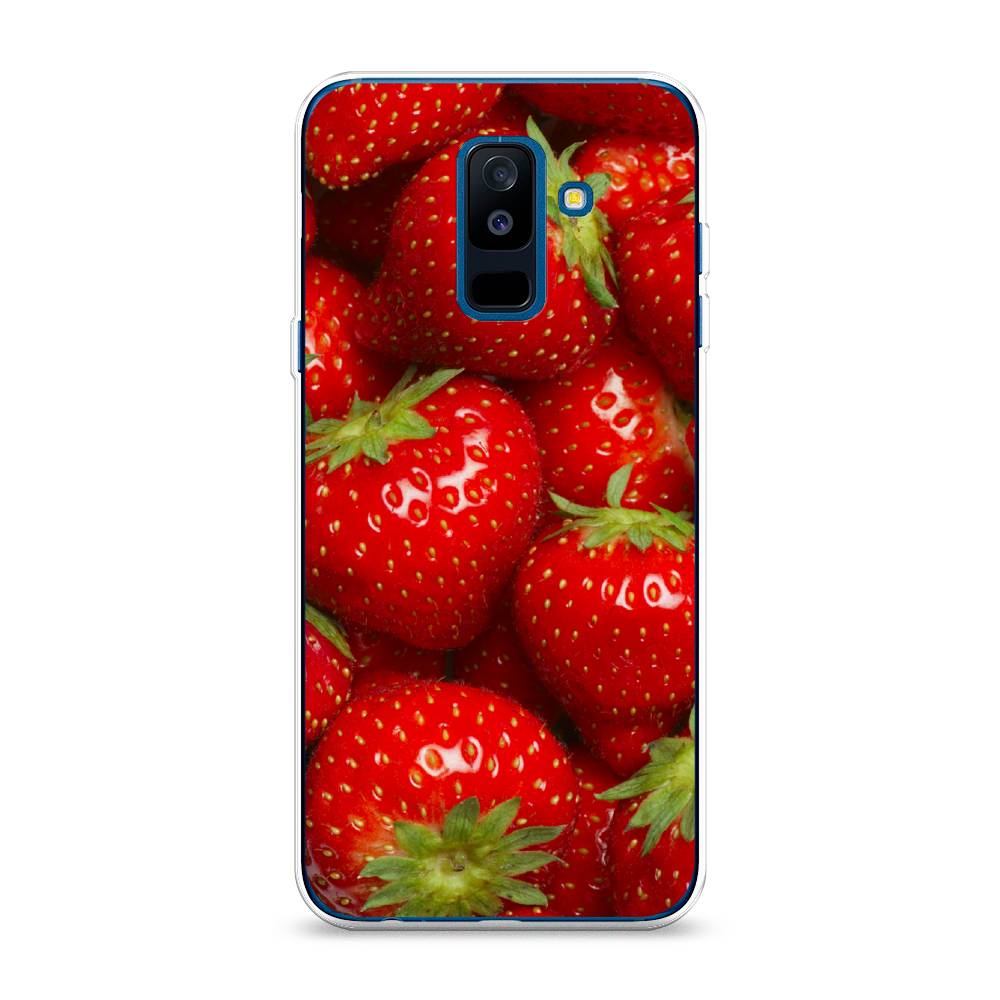 

Чехол Awog на Samsung Galaxy A6 + "Клубника", Красный;зеленый, 26050-10