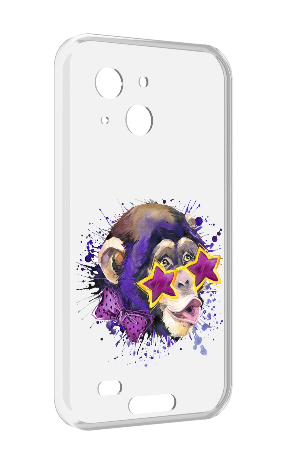 

Чехол MyPads обезьяна в очках для Oukitel WP20 / WP20 Pro, Прозрачный, Tocco