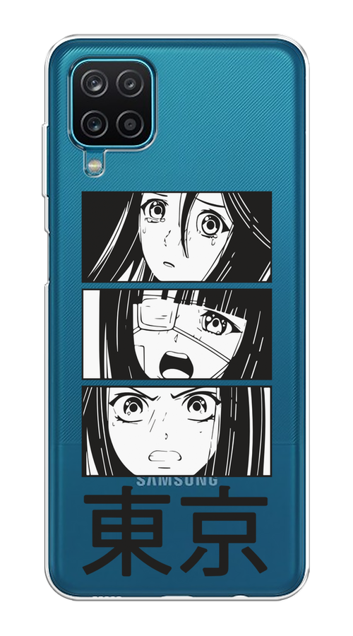 

Чехол на Samsung Galaxy A12/M12 "Tokyo girls", Белый;черный;прозрачный, 2101650-1