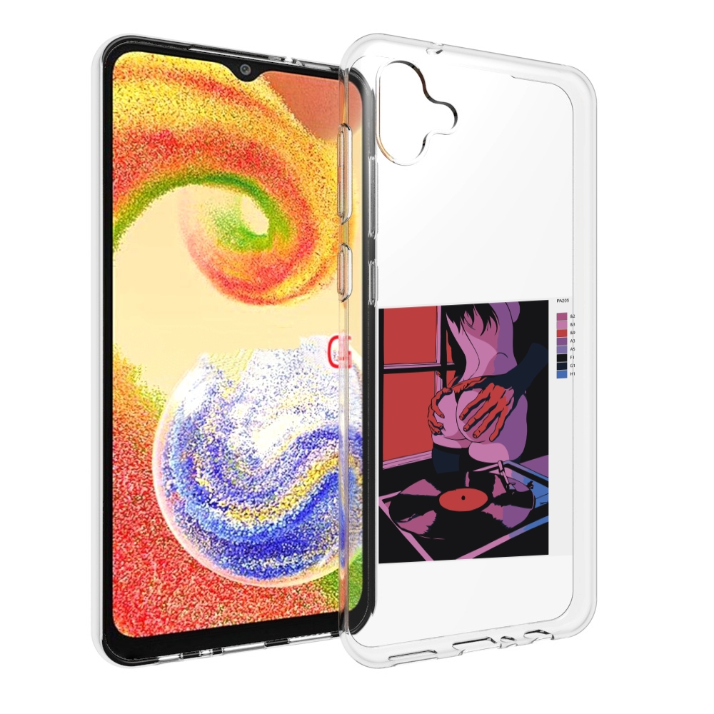 

Чехол MyPads девушка красивая сзади женский для Samsung Galaxy A04, Прозрачный, Tocco