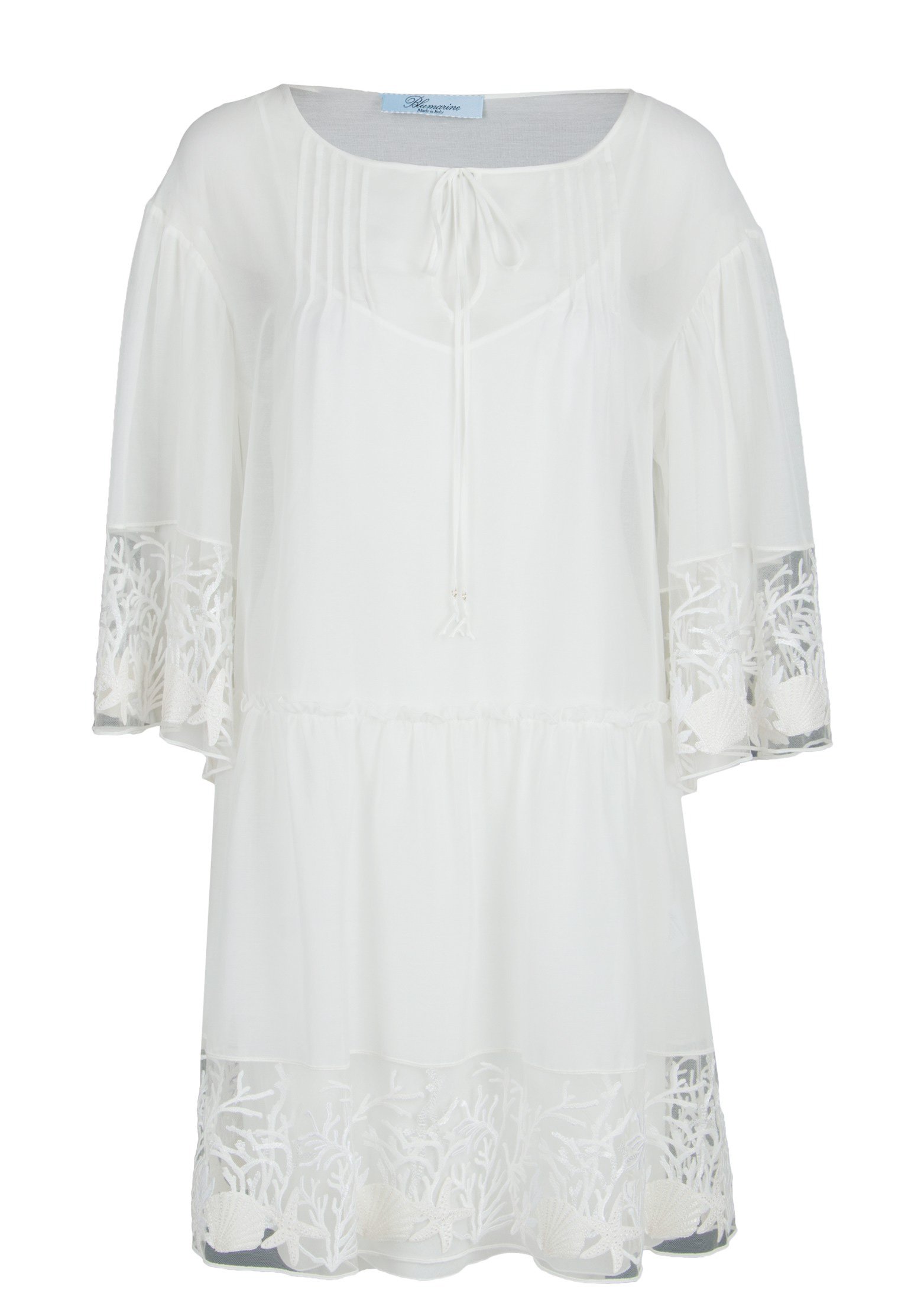 

Платье женское Blumarine 112523 белое 42 IT, Белый, 112523