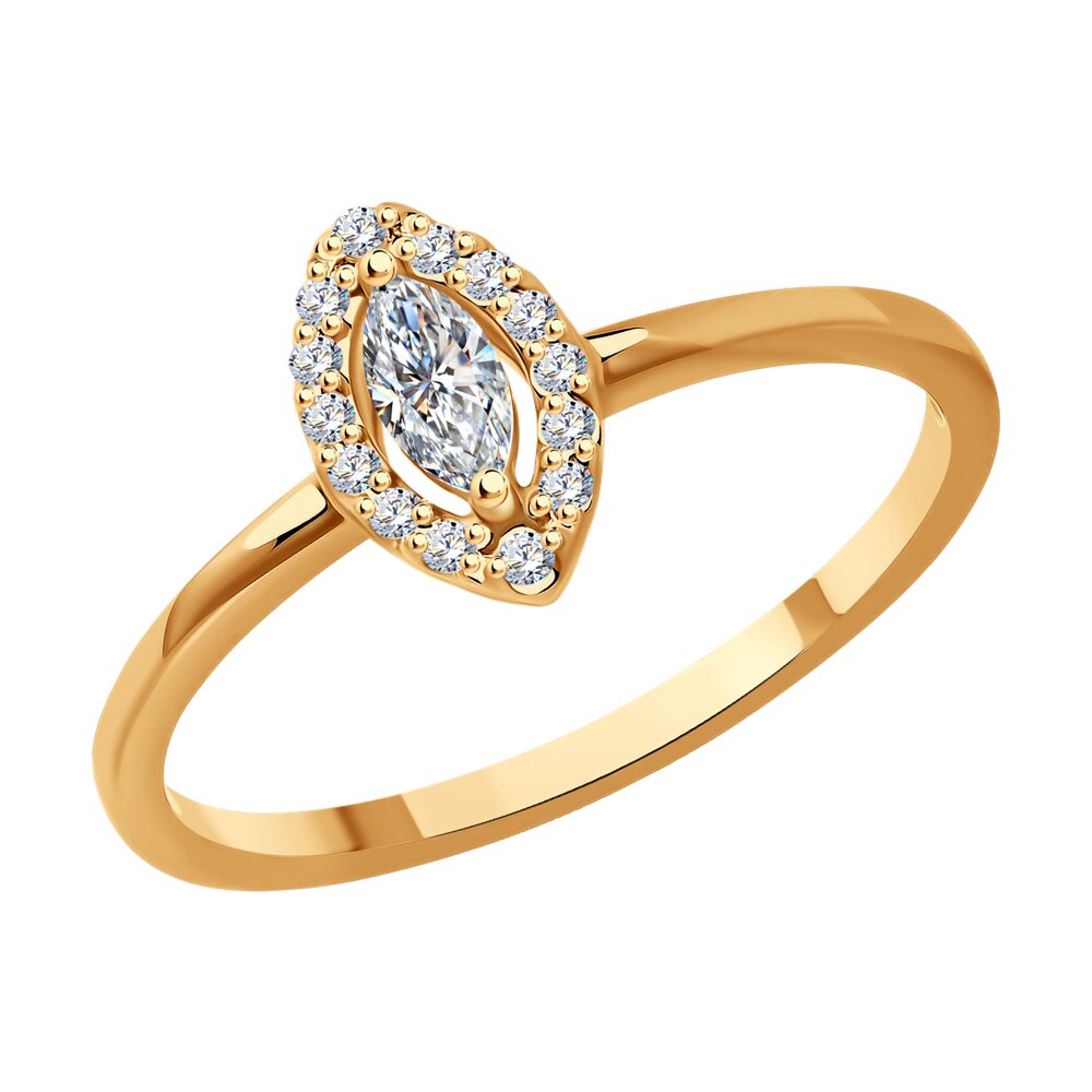 

Кольцо из красного золота с бриллиантом р.  SOKOLOV Diamonds 1012513, 1012513