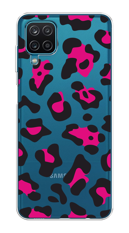 

Чехол на Samsung Galaxy A12/M12 "Pink cow spots", Черный;розовый, 2101650-1